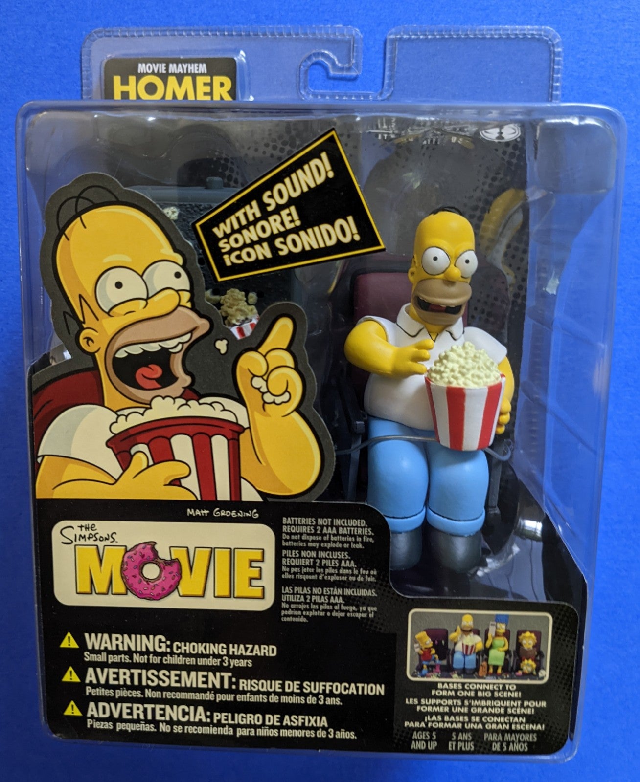 2007 McFarlane Toys The Simpsons Movie (VIntage) - Movie Mayhem Homer