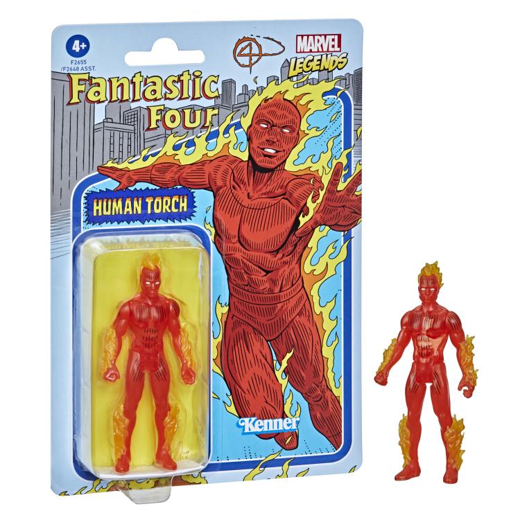 Hasbro Marvel Legends 3.75" Retro Action Figure - Human Torch