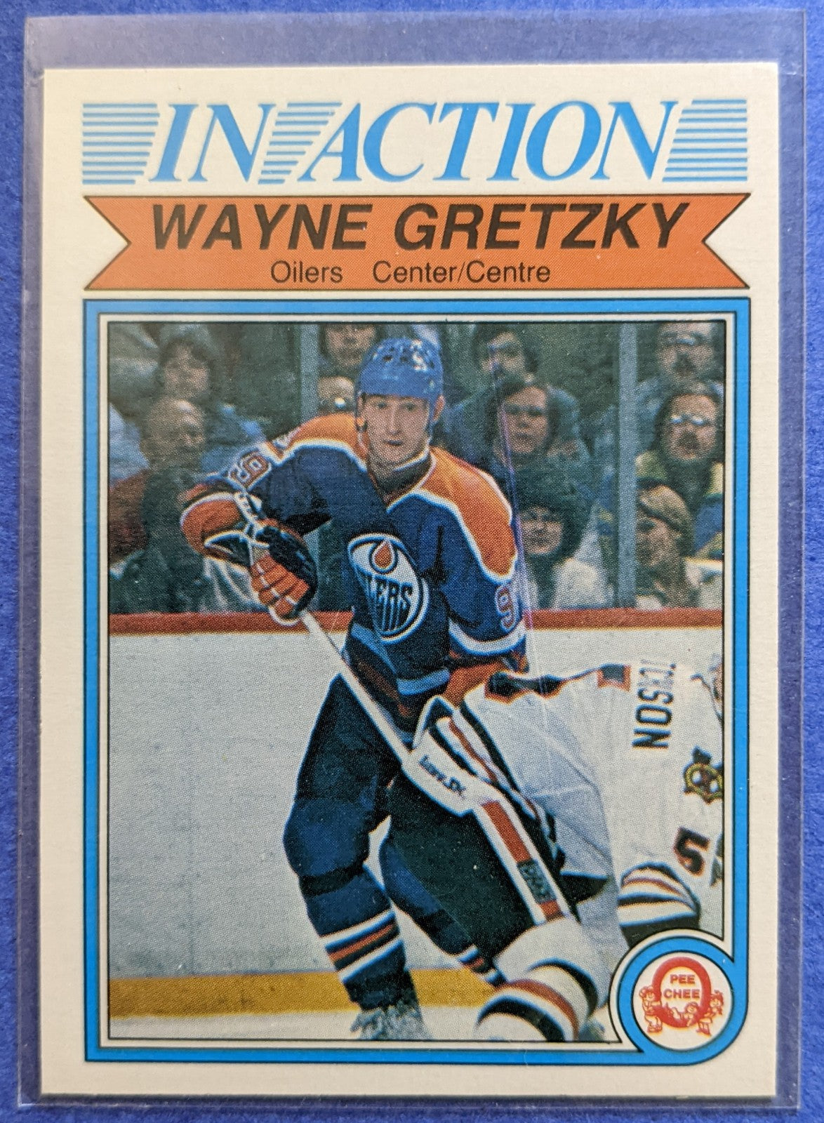 1982-83 O-Pee-Chee In Action - Wayne Gretzky #107