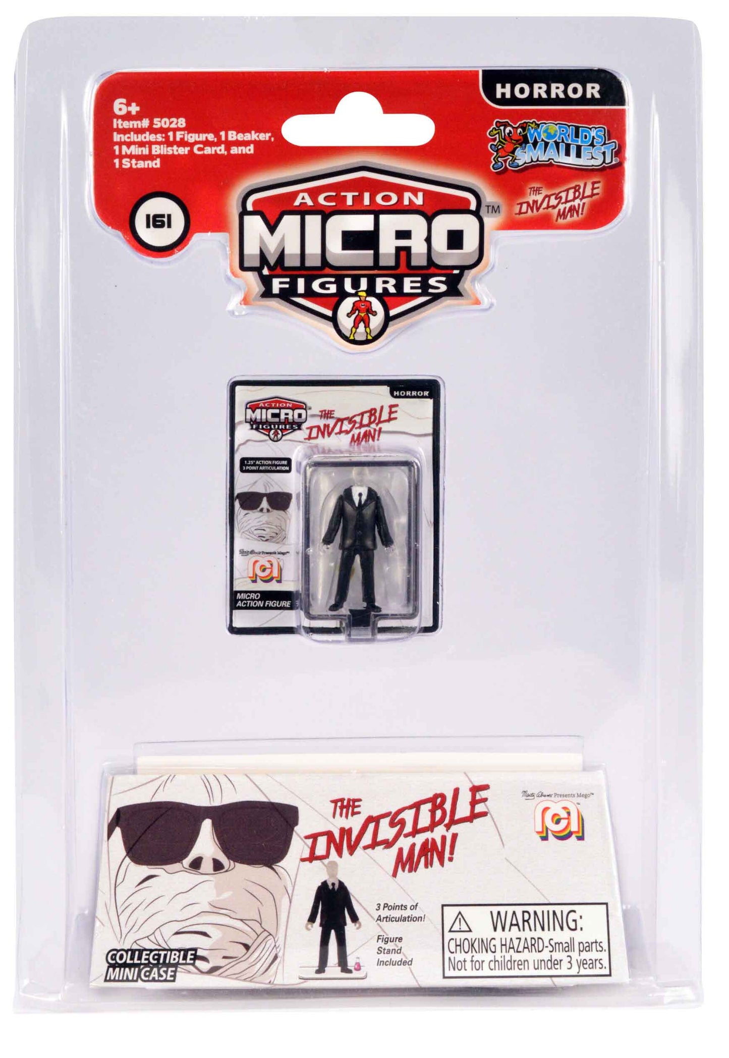 World's Smallest Micro Figures Mego Horror - Invisible Man