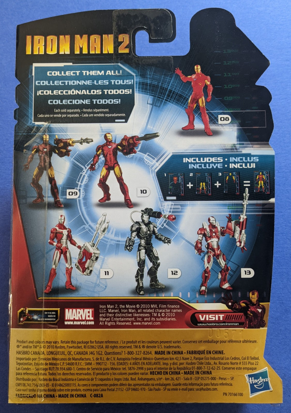 2010 Hasbro Iron Man 2 (Vintage) - Iron Man Mark VI