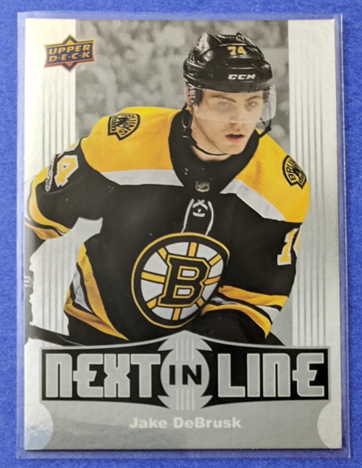 2017-18 Upper Deck Overtime Next In Line - Jake DeBrusk #NL-15