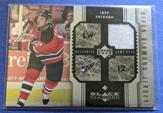 2005-06 Upper Deck Black Diamond Jersey - Jeff Friesen #J-JF