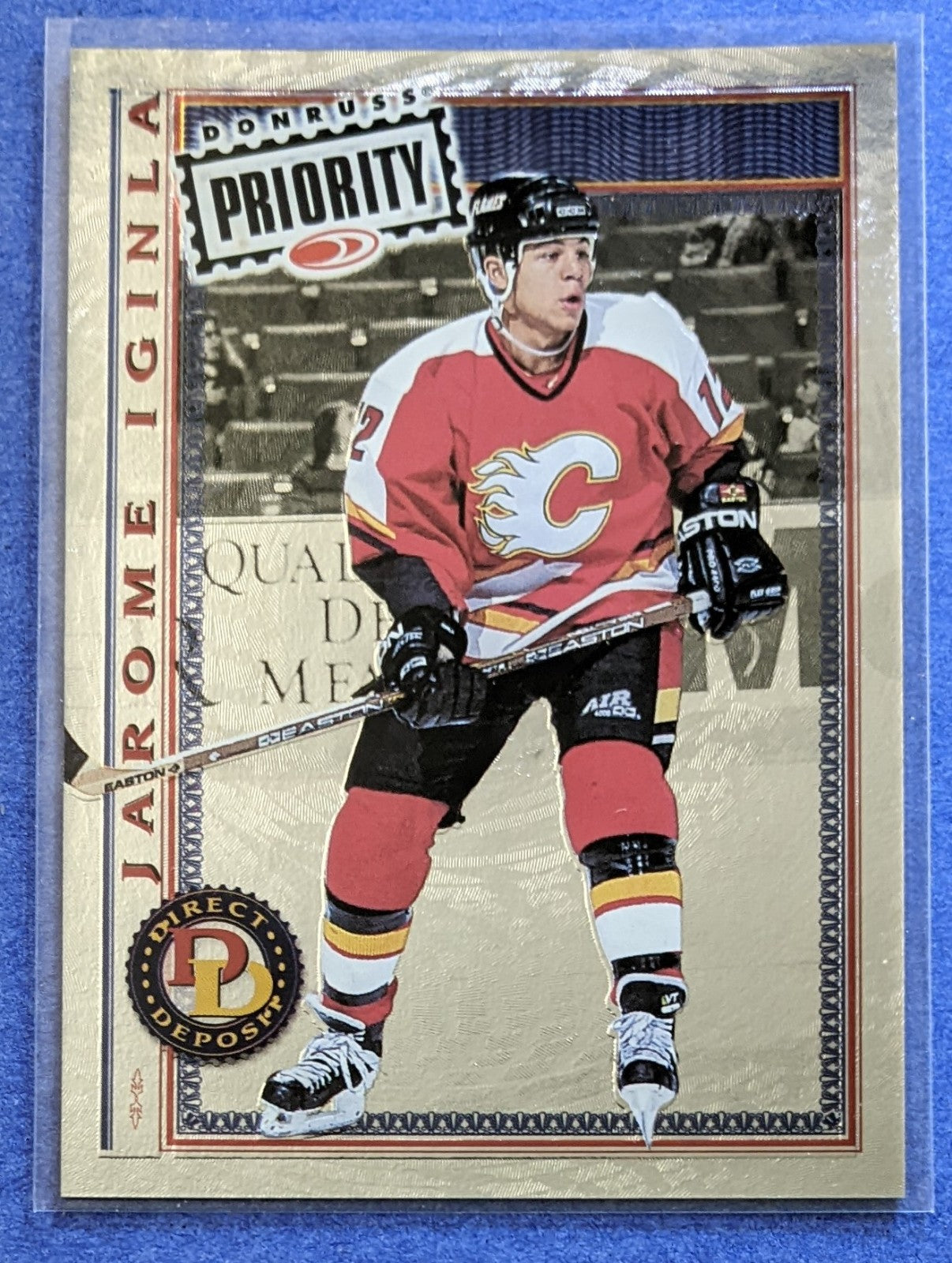 1997-98 Donruss Priority Direct Deposit - Jarome Iginla #9 (0851/3000)