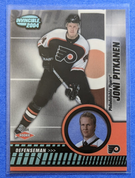 2003-04 Pacific Invincible - Joni Pitkanen RC #120 (210/350)