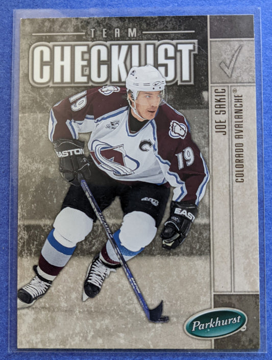 2005-06 Parkhurst - Team Checklist #678 (Joe Sakic)