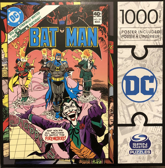 Spinmaster DC 1000-Piece Jigsaw Puzzle - Batman #321 Comic Book Art