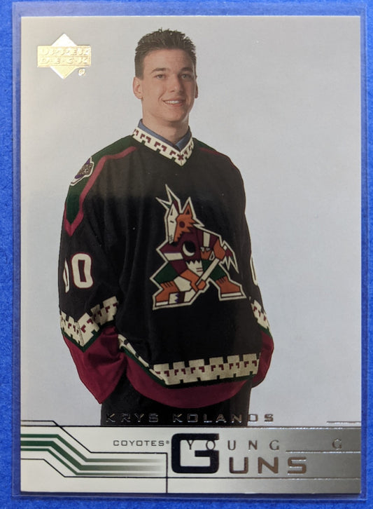 2001-02 Upper Deck - Kris Kolanos Young Guns RC #228