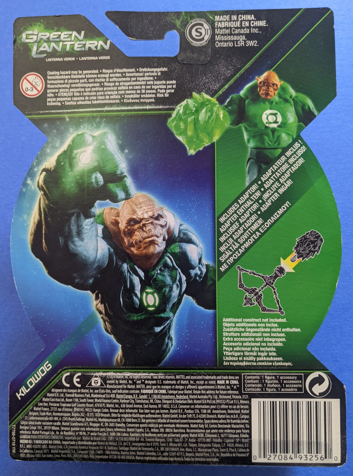 2011 Mattel Green Lantern (Vintage) - Kilowog GL03