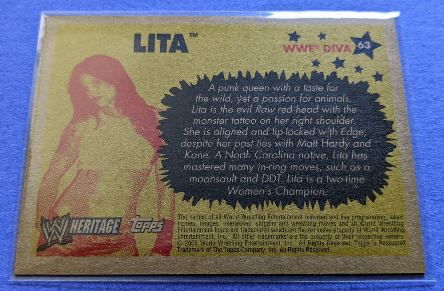 2005 Topps WWE Heritage Divas - Lita #63