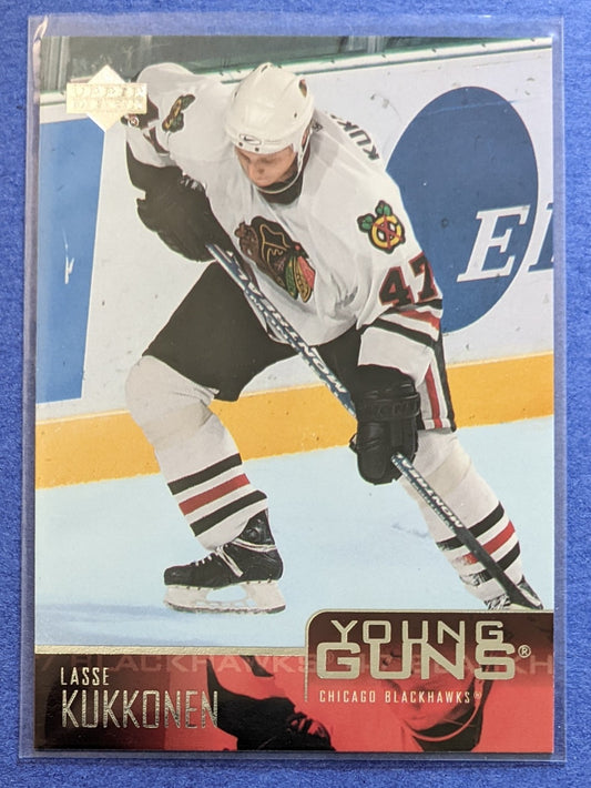 2003-04 Upper Deck - Lasse Kukkonen Young Guns RC #207