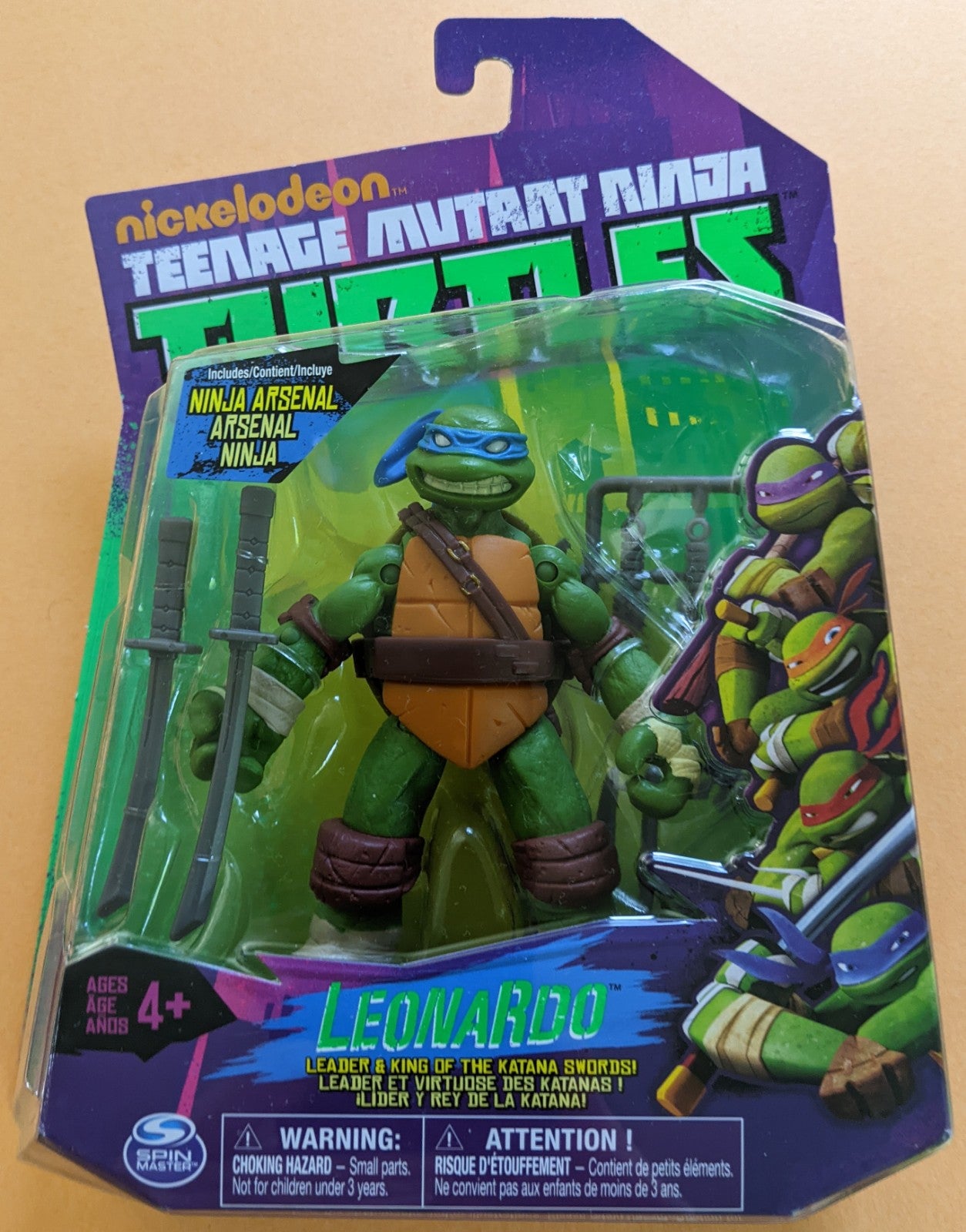 2012 Spinmaster Teenage Mutant Ninja Turtles (Vintage) - Leonardo