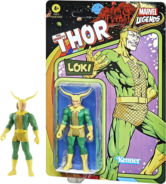 Hasbro Marvel Legends 3.75" Retro Action Figure - Loki