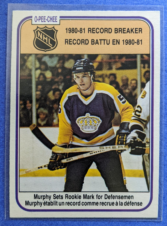 1981-82 O-Pee-Chee Record Breaker - Larry Murphy #393