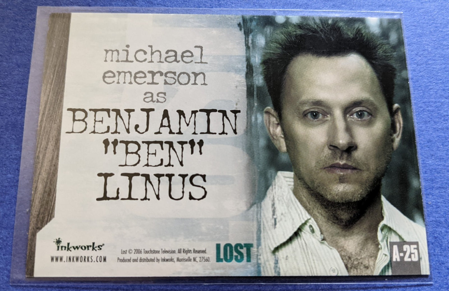 2006 Inkworks Lost Season 3 Autograph - Michael Emerson A-25