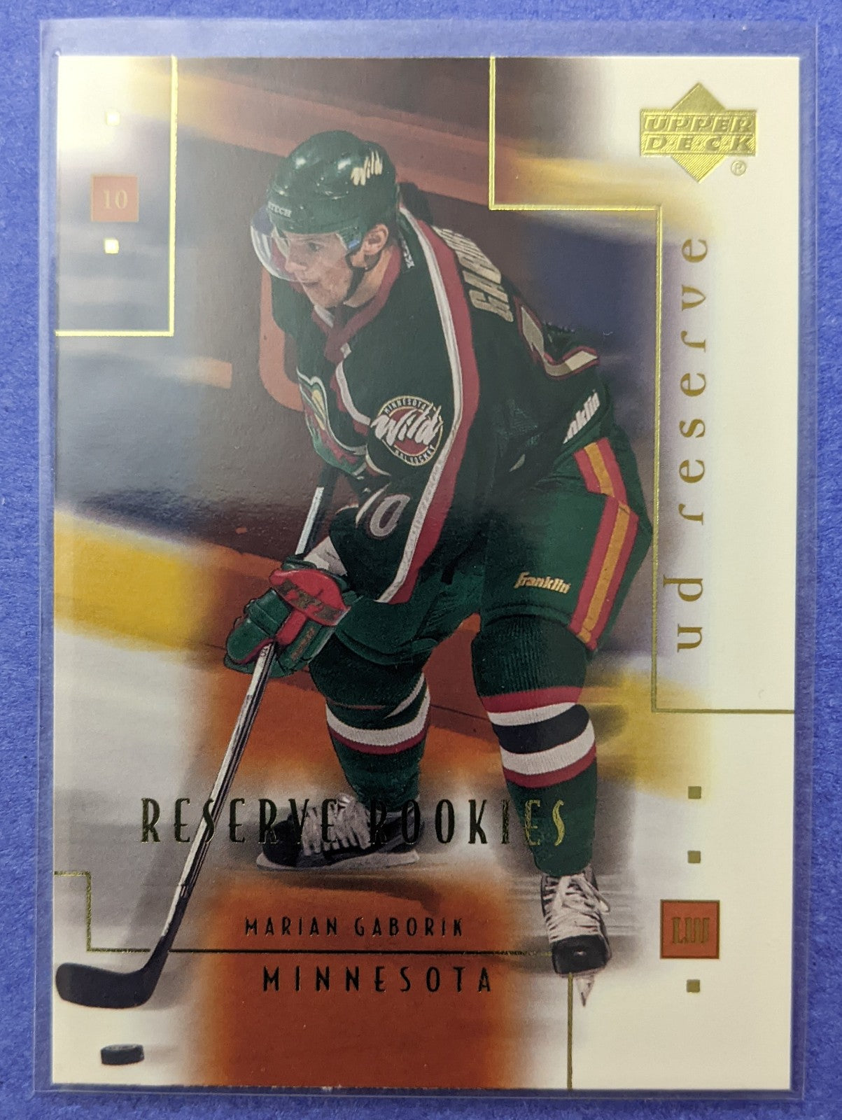 2000-01 Upper Deck Reserve - Marian Gaborik RC #98