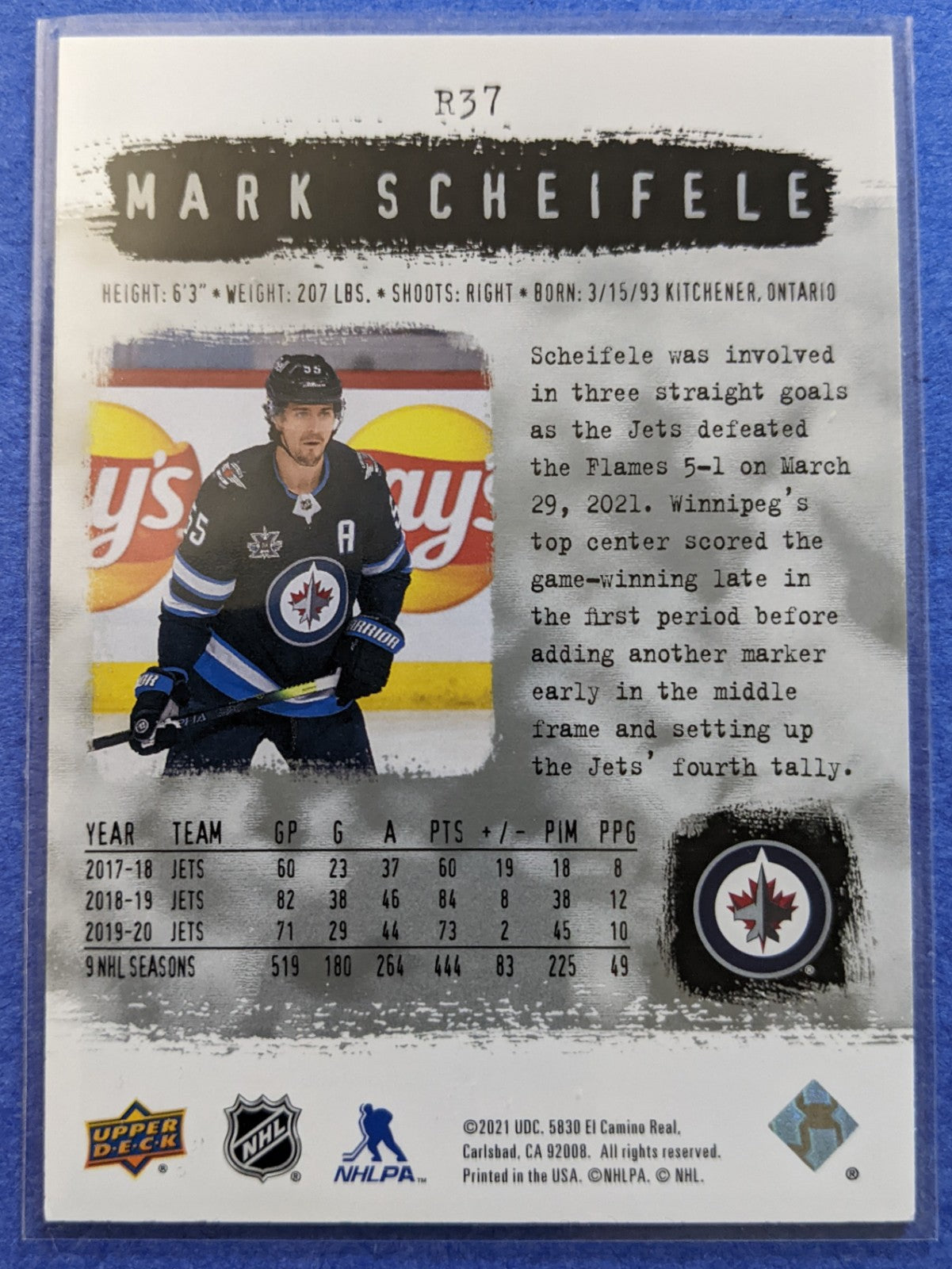 2020-21 SP Authentic Retro - Mark Scheifele #R-37