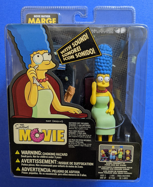 2007 McFarlane Toys The Simpsons Movie (Vintage) - Movie Mayhem Marge