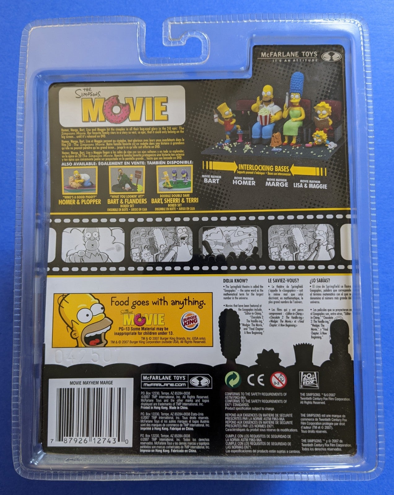 2007 McFarlane Toys The Simpsons Movie (Vintage) - Movie Mayhem Marge