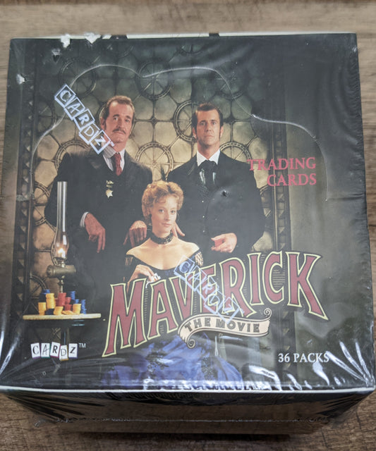 1994 Cardz (Vintage) - Maverick The Movie Unopened Box (36 Packs)
