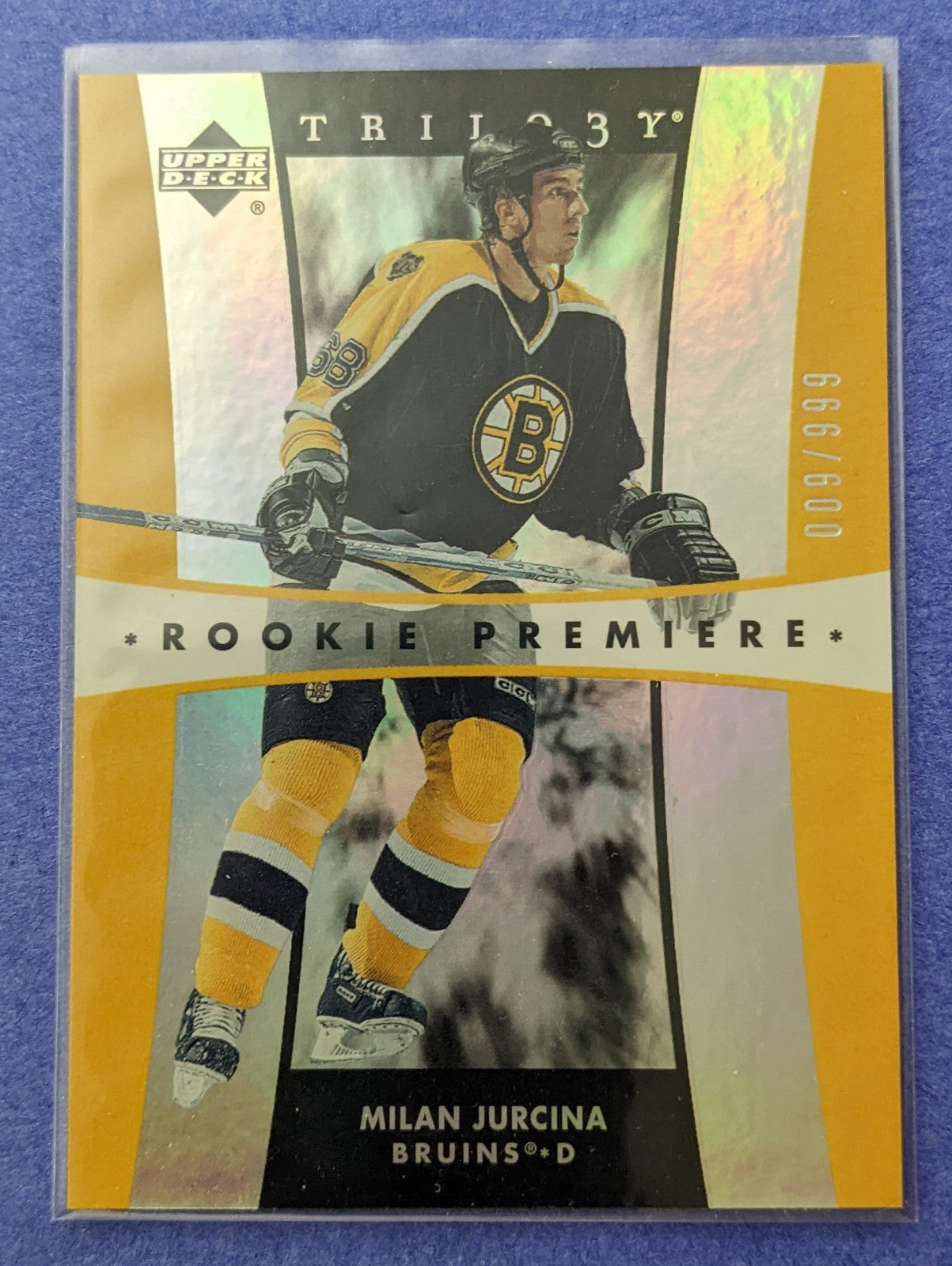 2005-06 Upper Deck Trilogy Rookie Premiere - Milan Jurcina #176 (009/999)