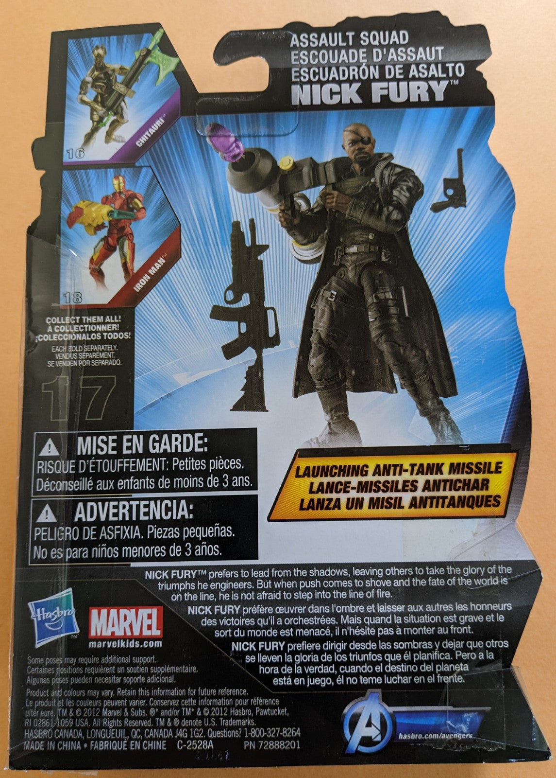 2011 Hasbro Marvel's Avengers (Vintage) - Assault Squad Nick Fury