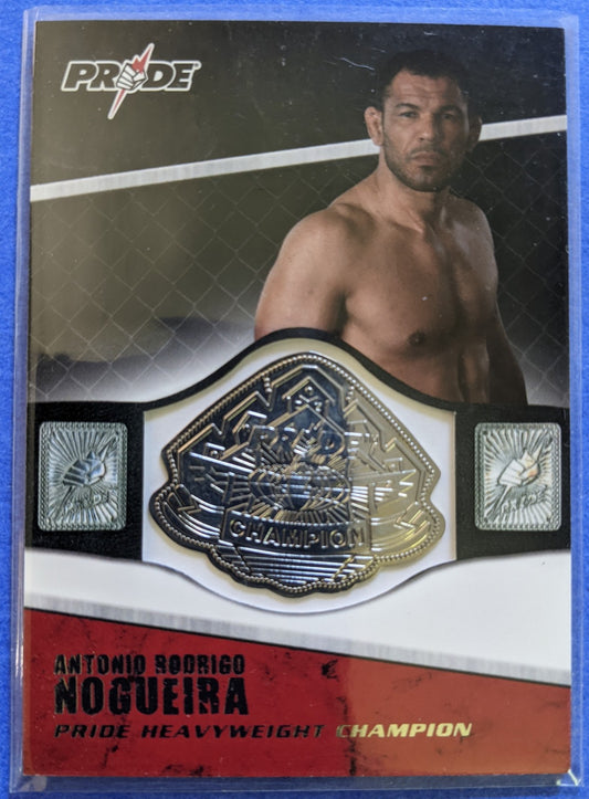 2011 Topps UFC Title Shot Championship Belt - Antonio Nogueira #CB-ARN2