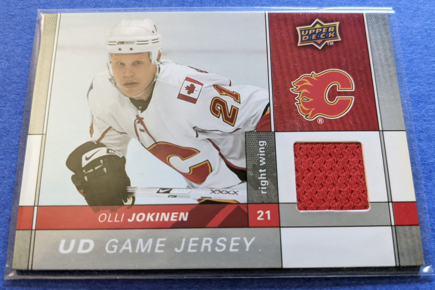 2009-10 Upper Deck UD Game Jersey - Olli Jokinen #GJ2-OJ