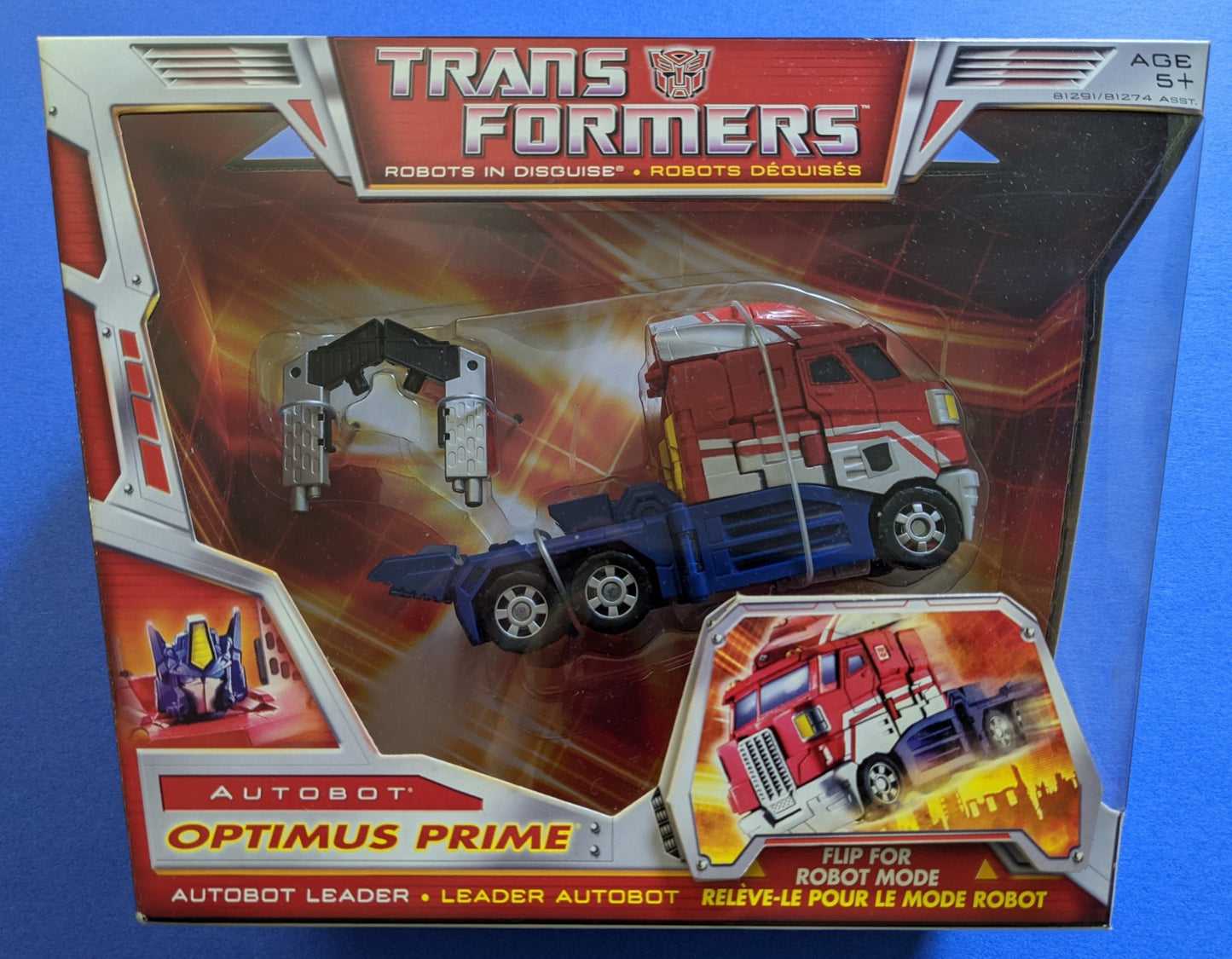 2006 Hasbro Transformers Voyager Series (Vintage) - Optimus Prime