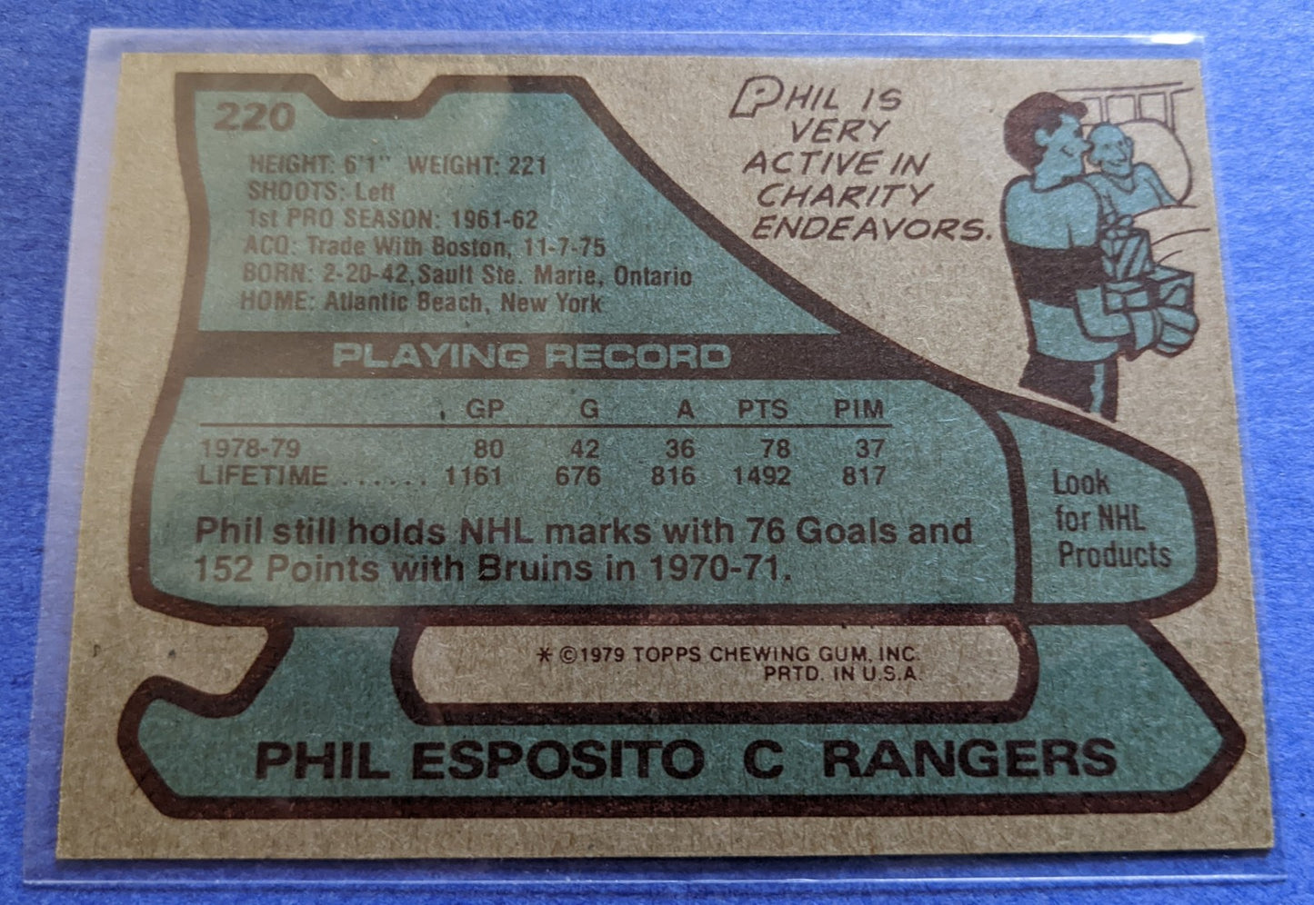 1979-80 Topps - Phil Esposito #220