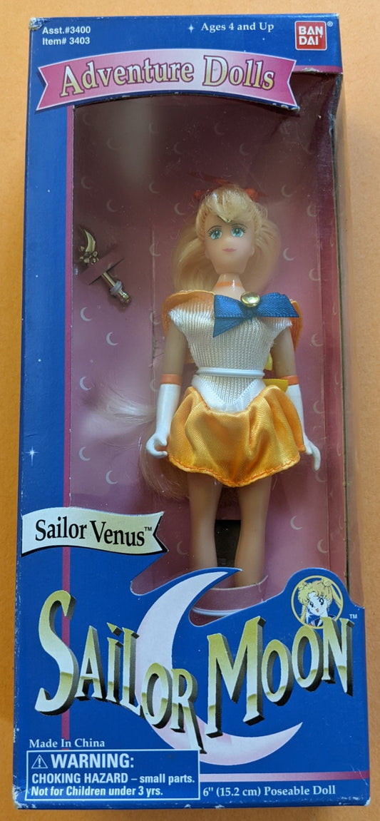 1995 Bandai Sailor Moon Adventure Doll (Vintage) - Sailor Venus