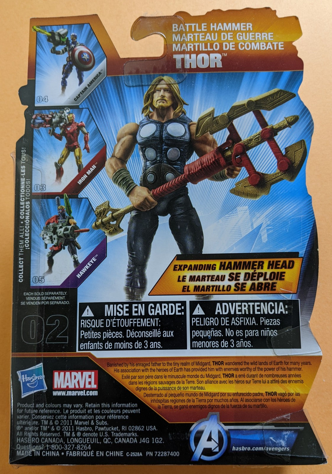 2011 Hasbro Marvel's Avengers (Vintage) - Battle Hammer Thor