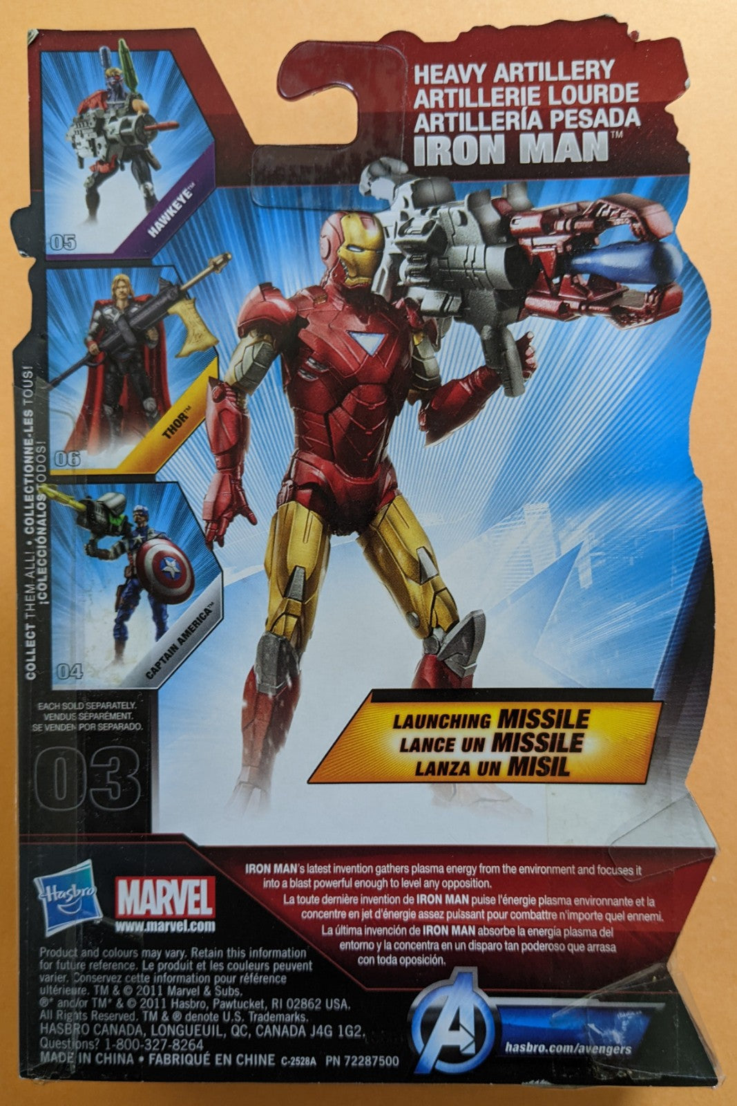 2011 Hasbro Marvel's Avengers (Vintage) - Heavy Artillery Ironman