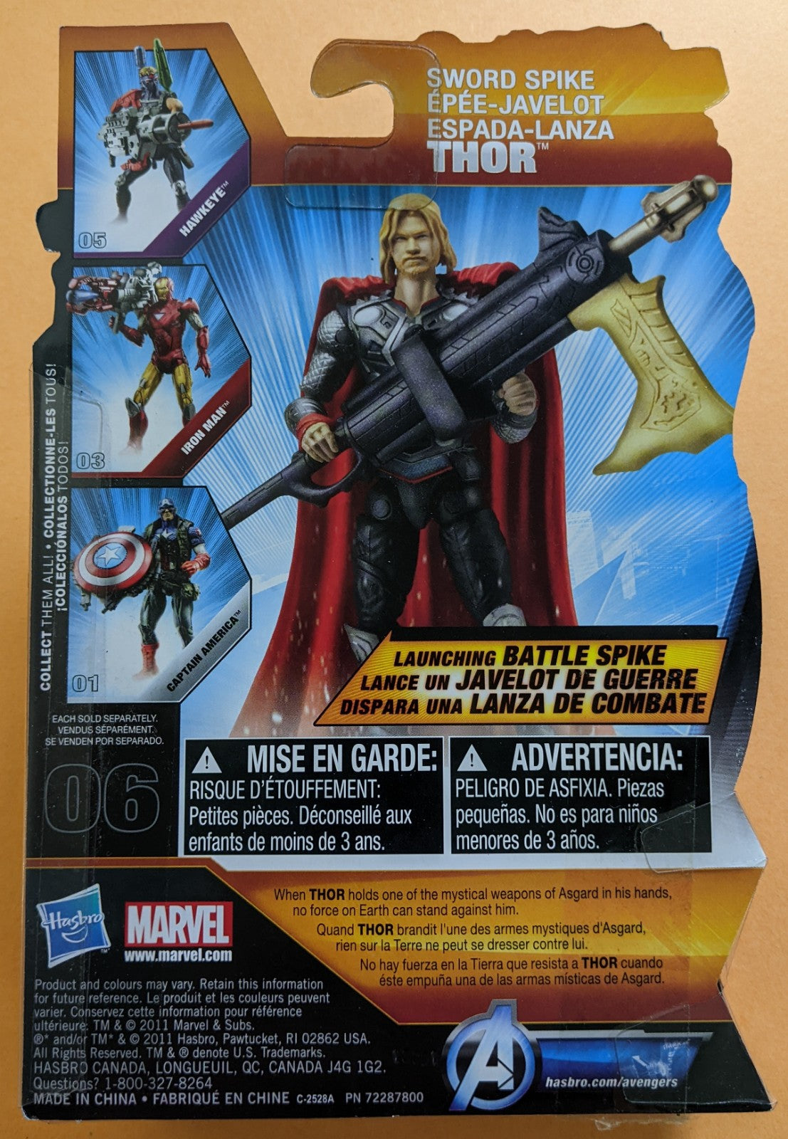 2011 Hasbro Marvel's Avengers (Vintage) - Sword Spike Thor