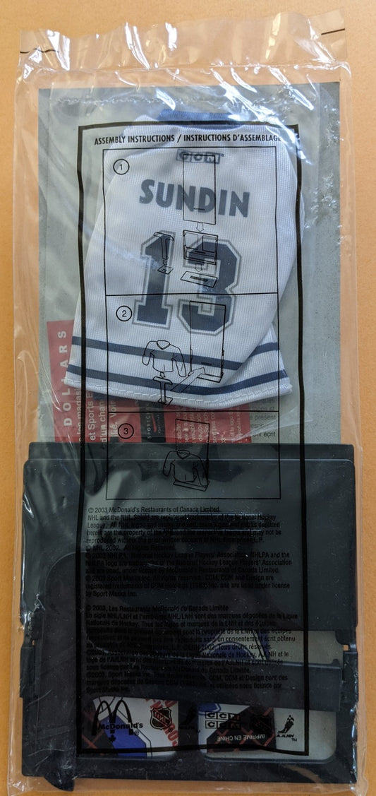 2003 McDonald's NHL Hockey Heroes Mini Jersey - Mats Sundin