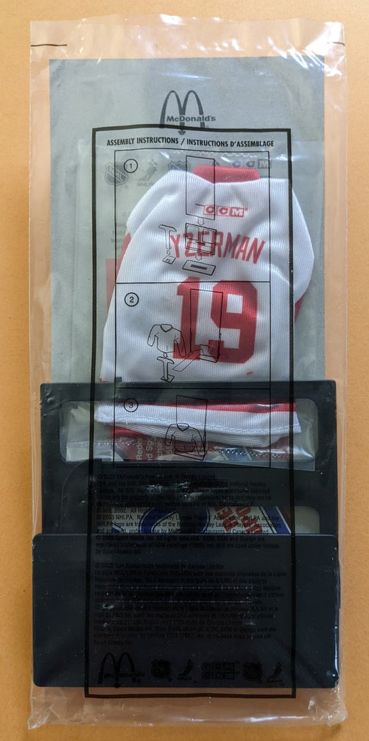 2003 McDonald's NHL Hockey Heroes Mini Jersey - Steve Yzerman