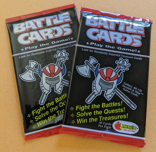 1993 Merlin (Vintage) - Battle Cards (2 packs)