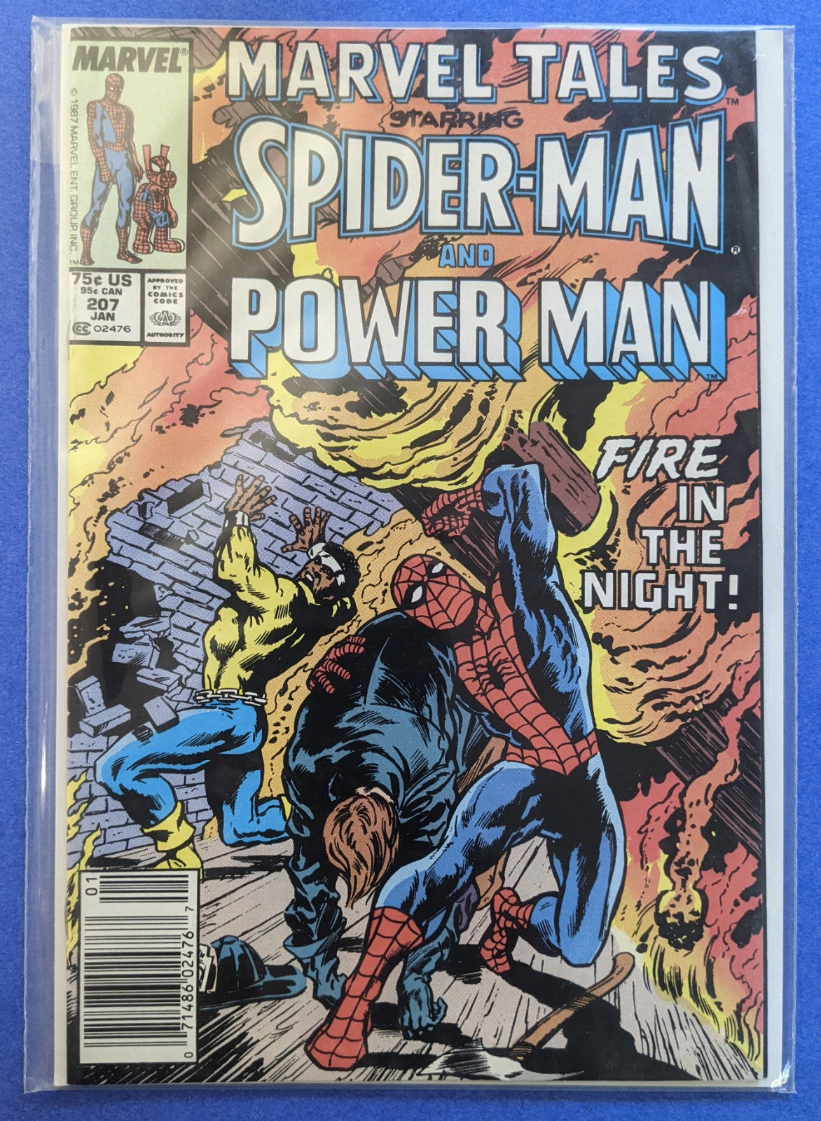 1987 Marvel Comics - Marvel Tales Featuring Spider-Man and Power Man #207