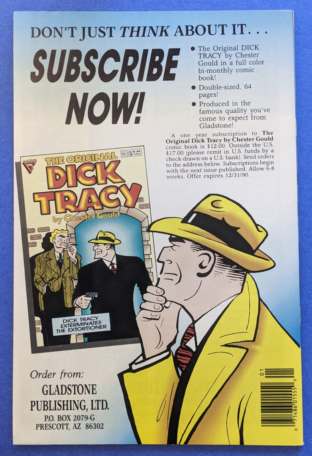 1991 Gladstone Comics - The Original Dick Tracy #3