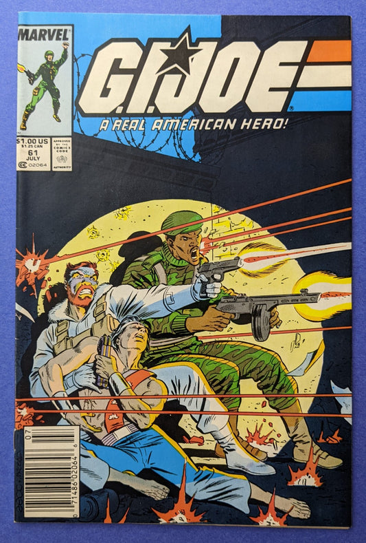 1987 Marvel Comics - G.I. Joe A Real American Hero #61