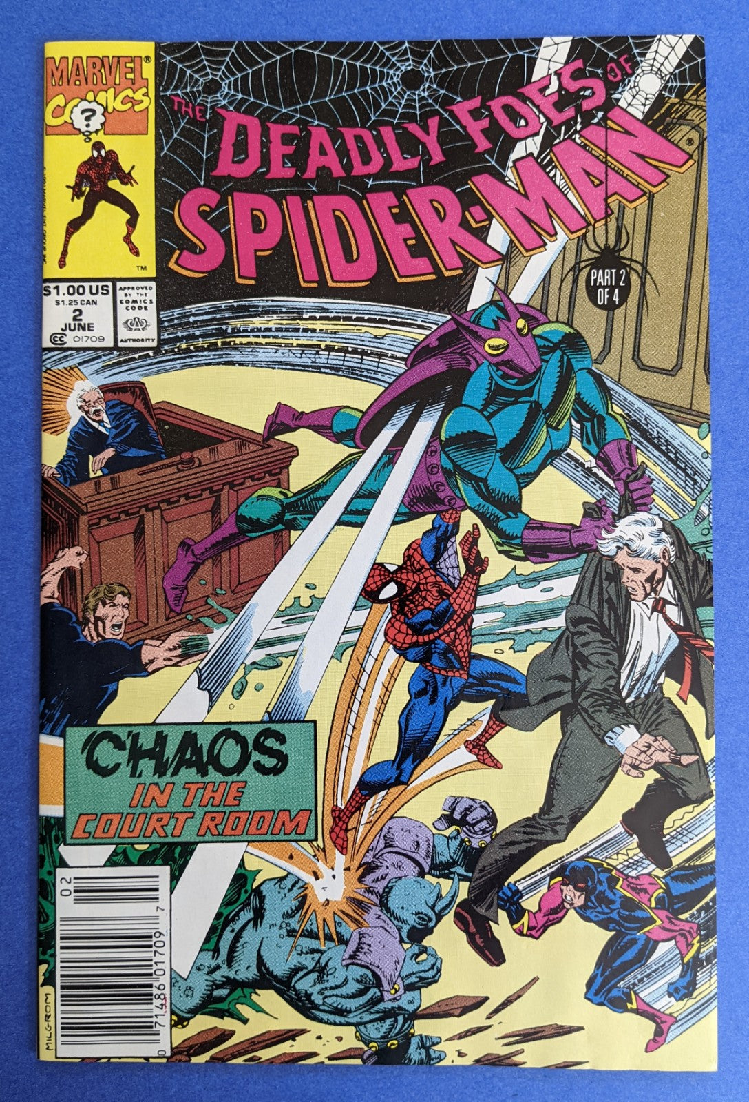 1991 Marvel Comics - The Deadly Foes Of Spider-Man #2