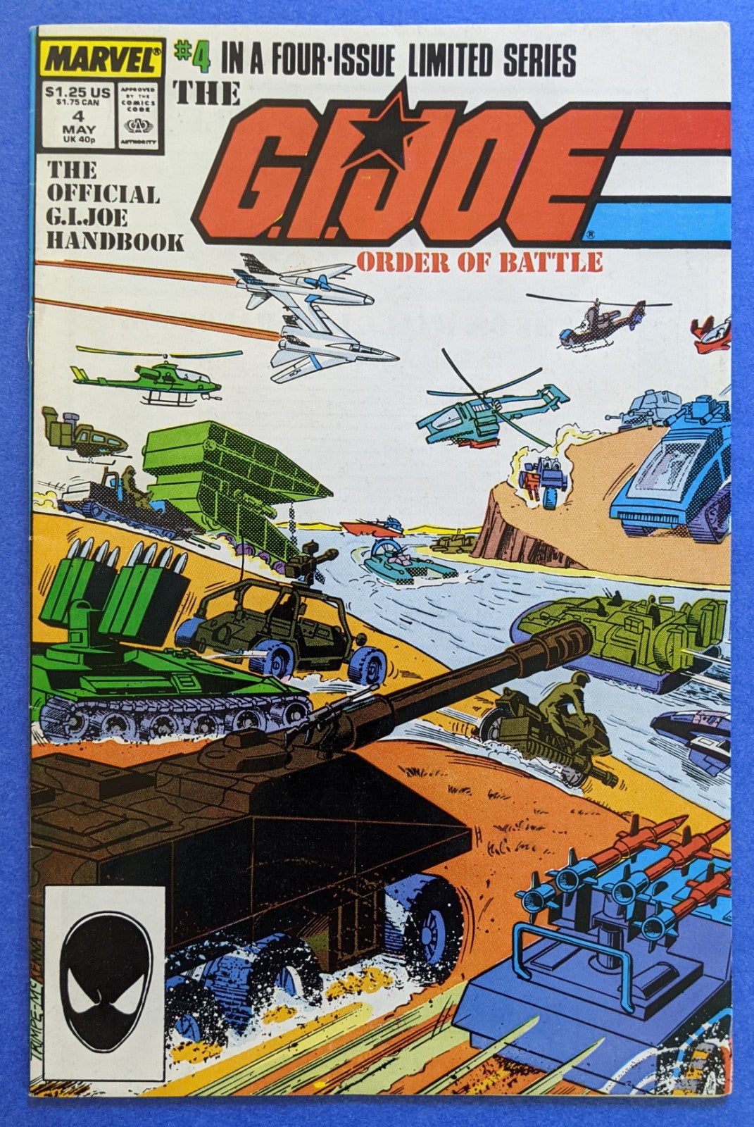 1986 Marvel Comics - G.I. Joe Order Of Battle #4