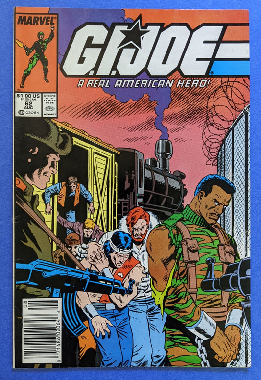 1987 Marvel Comics - G.I. Joe A Real American Hero #62