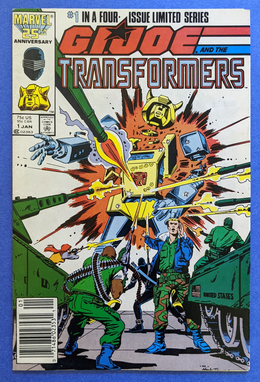 1987 Marvel Comics - G.I. Joe And The Transformers #1