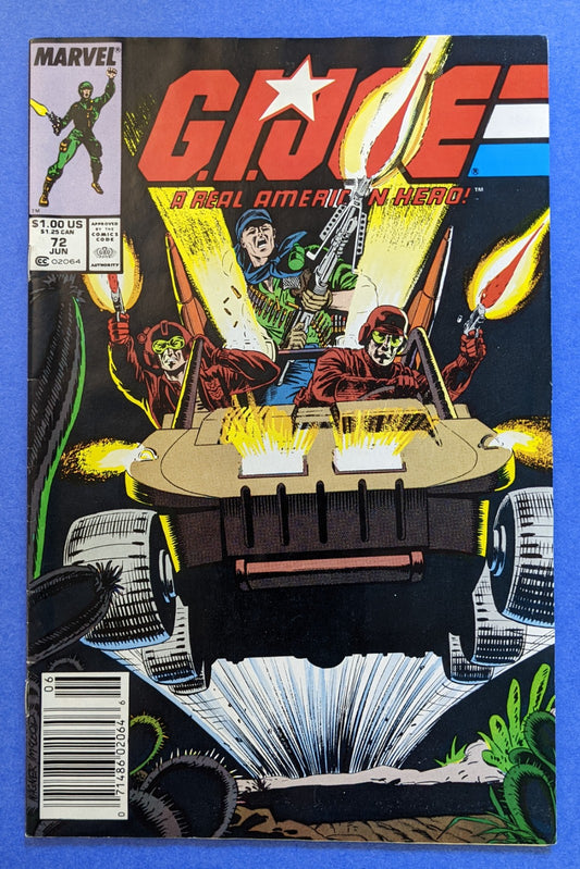 1988 Marvel Comics - G.I. Joe A Real American Hero #72