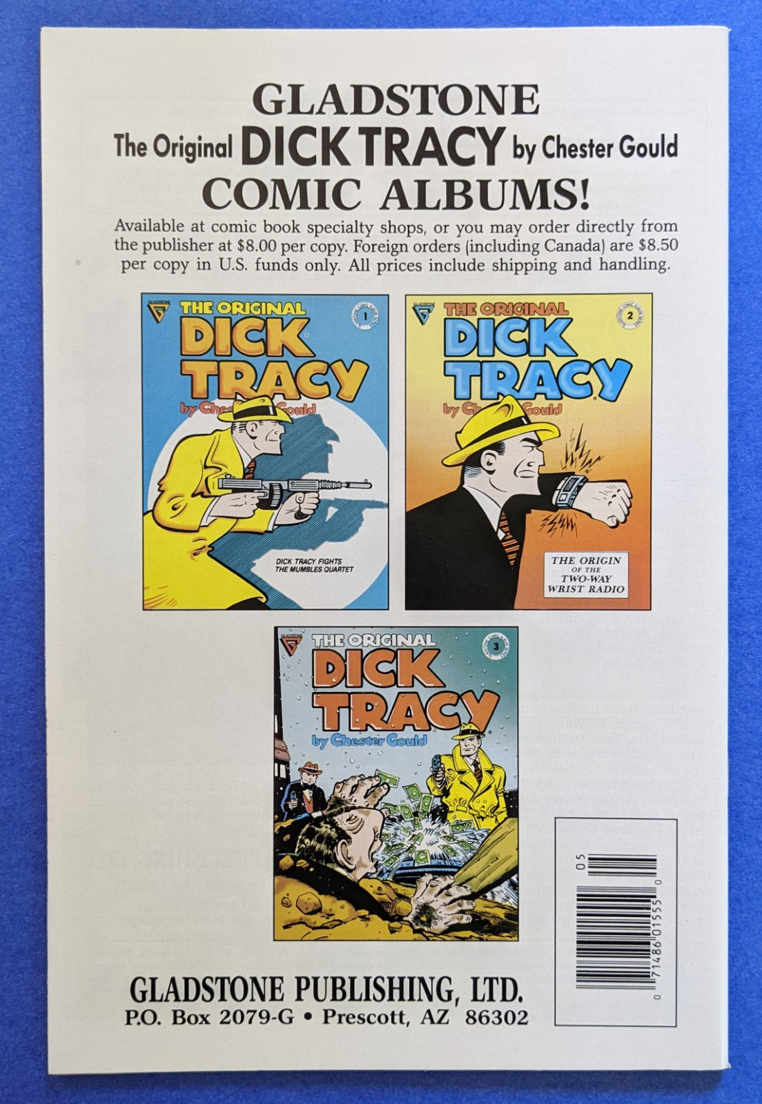 1991 Gladstone Comics - The Original Dick Tracy #5