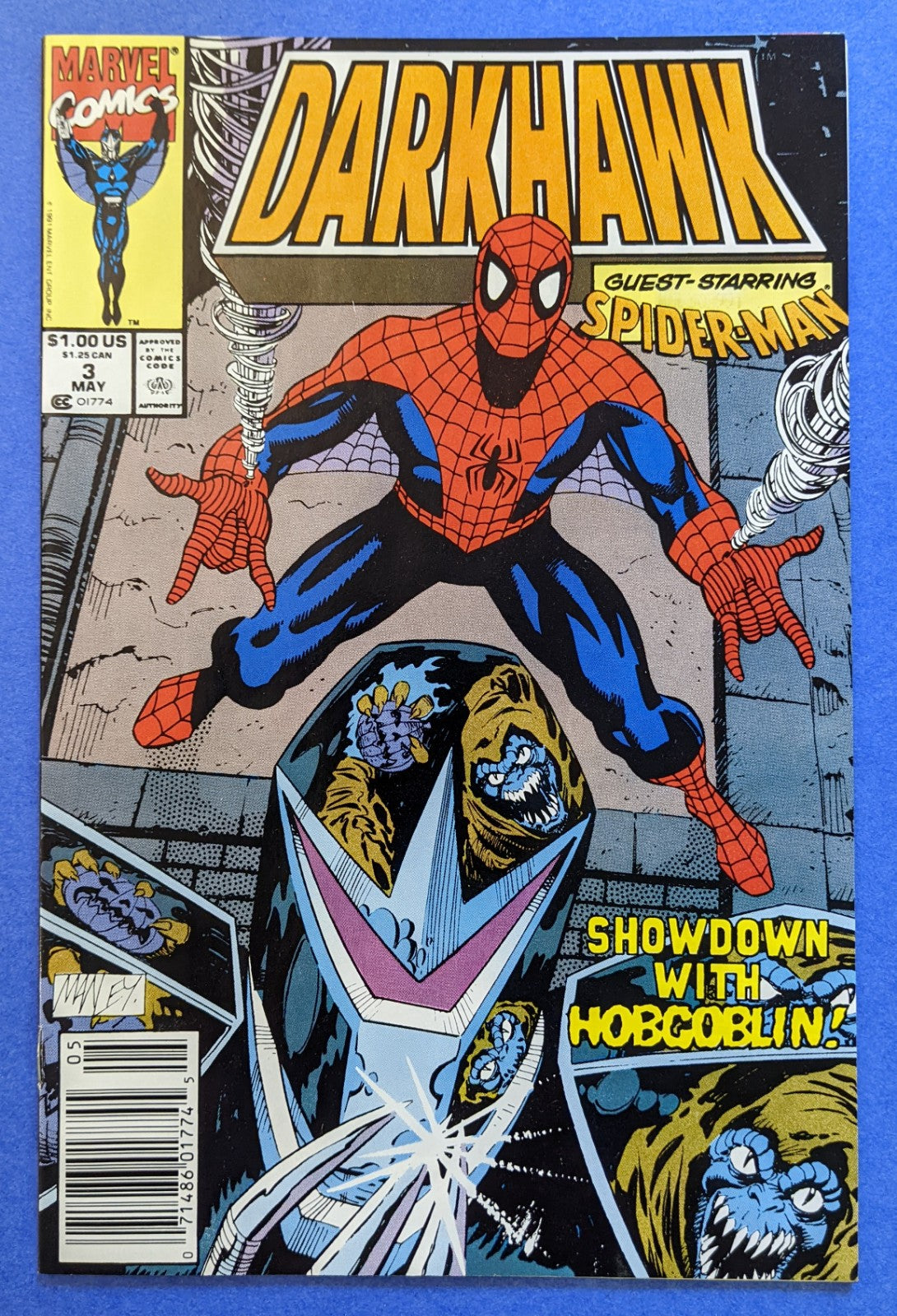 1991 Marvel Comics - Darkhawk #3