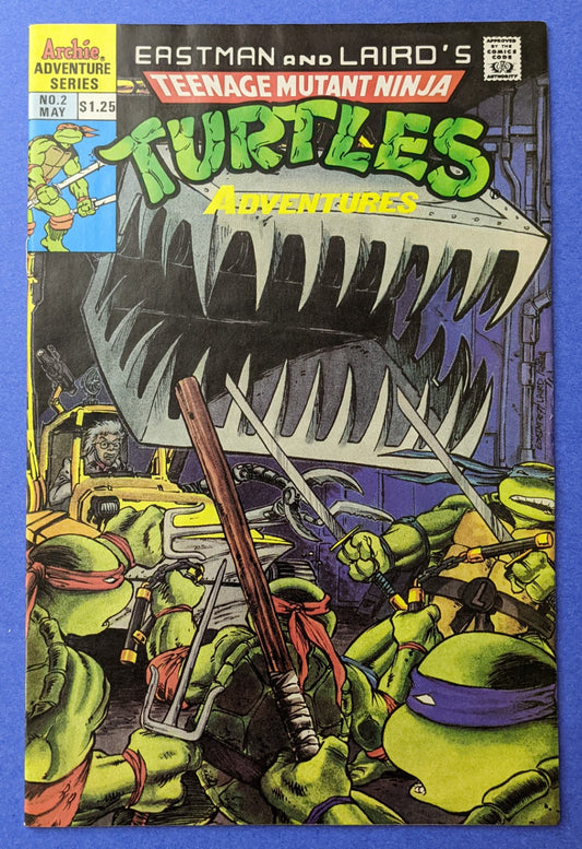 1989 Archie Comics - Teenage Mutant Ninja Turtles Adventures #2