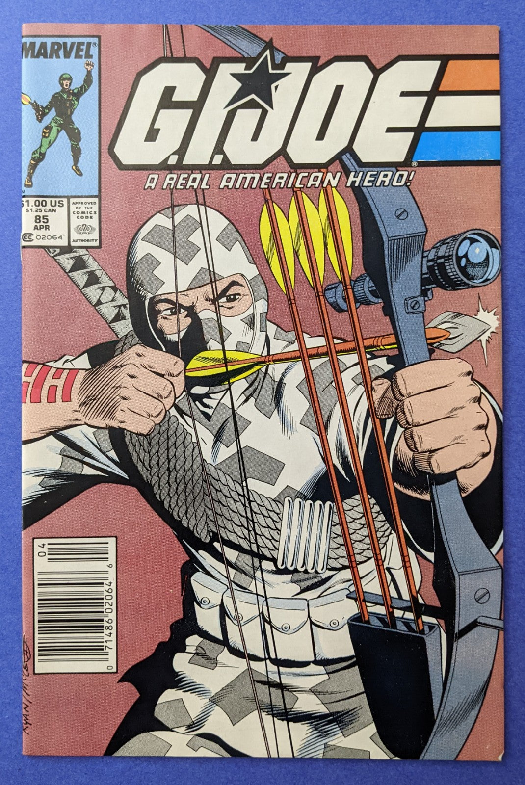 1989 Marvel Comics - G.I. Joe A Real American Hero #85