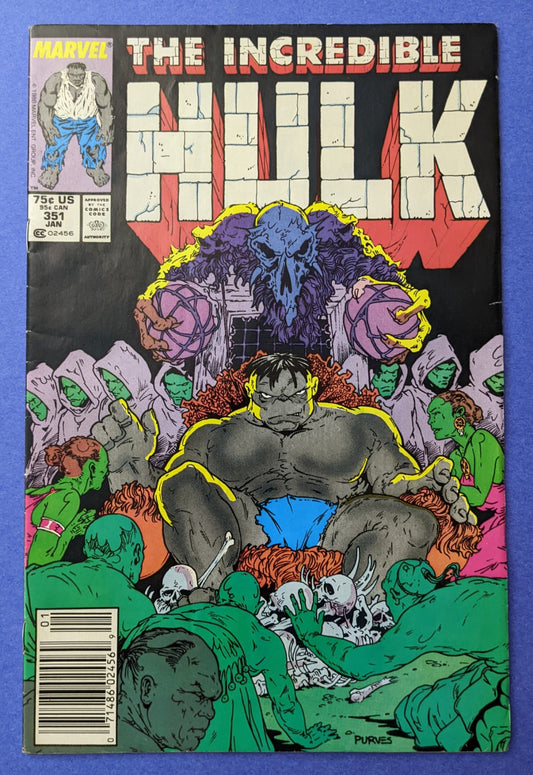 1989 Marvel Comics - The Incredible Hulk #351